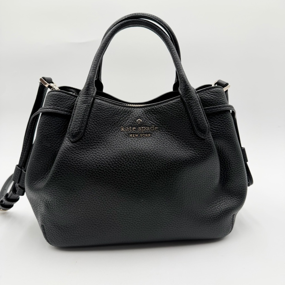 Kate Spade Black Leather Tote Bag
